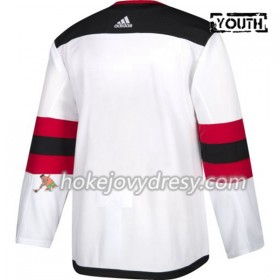 Dětské Hokejový Dres New Jersey Devils Blank Adidas Bílá Authentic